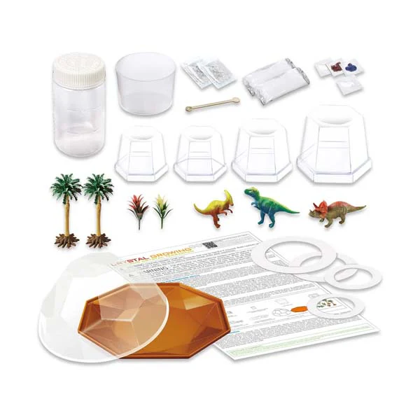 4M Crystal Growing Dinosaur Crystal Terrarium - Image 2