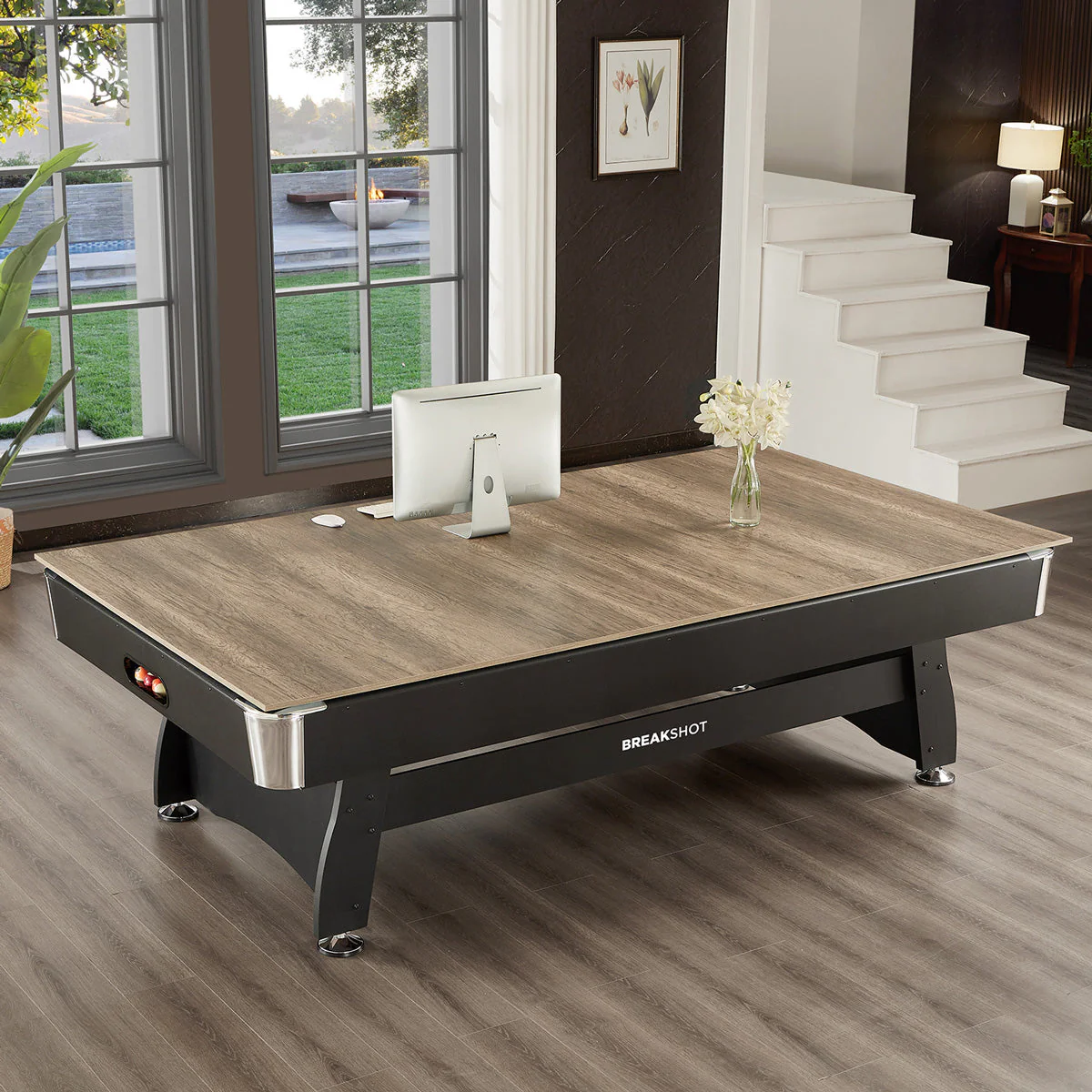ActiveGo BreakShot 8ft Pool Table with 3-IN-1 Top - Image 8