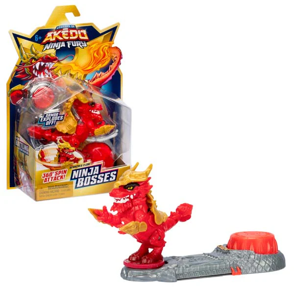Akedo S7 W1 Ninja Fury Mega Ninja Bosses Scorched Claw - Image 10