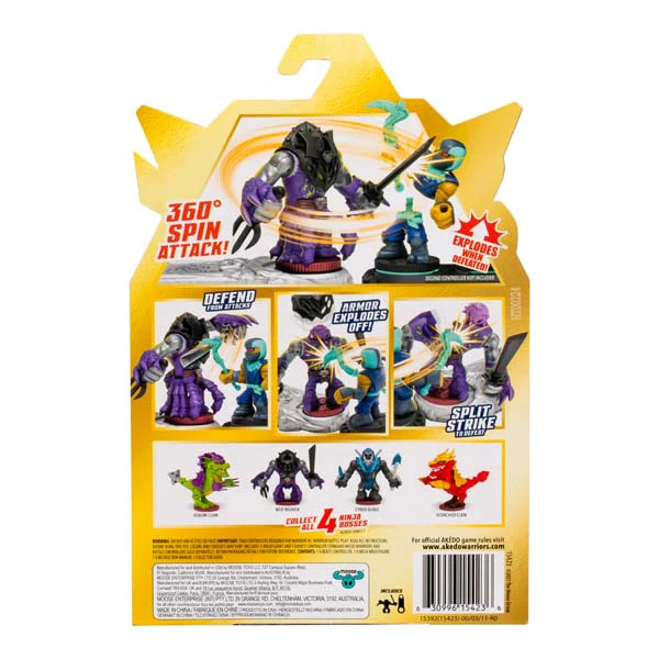 Akedo S7 W1 Ninja Fury Mega Ninja Bosses Web Weaver - Image 5