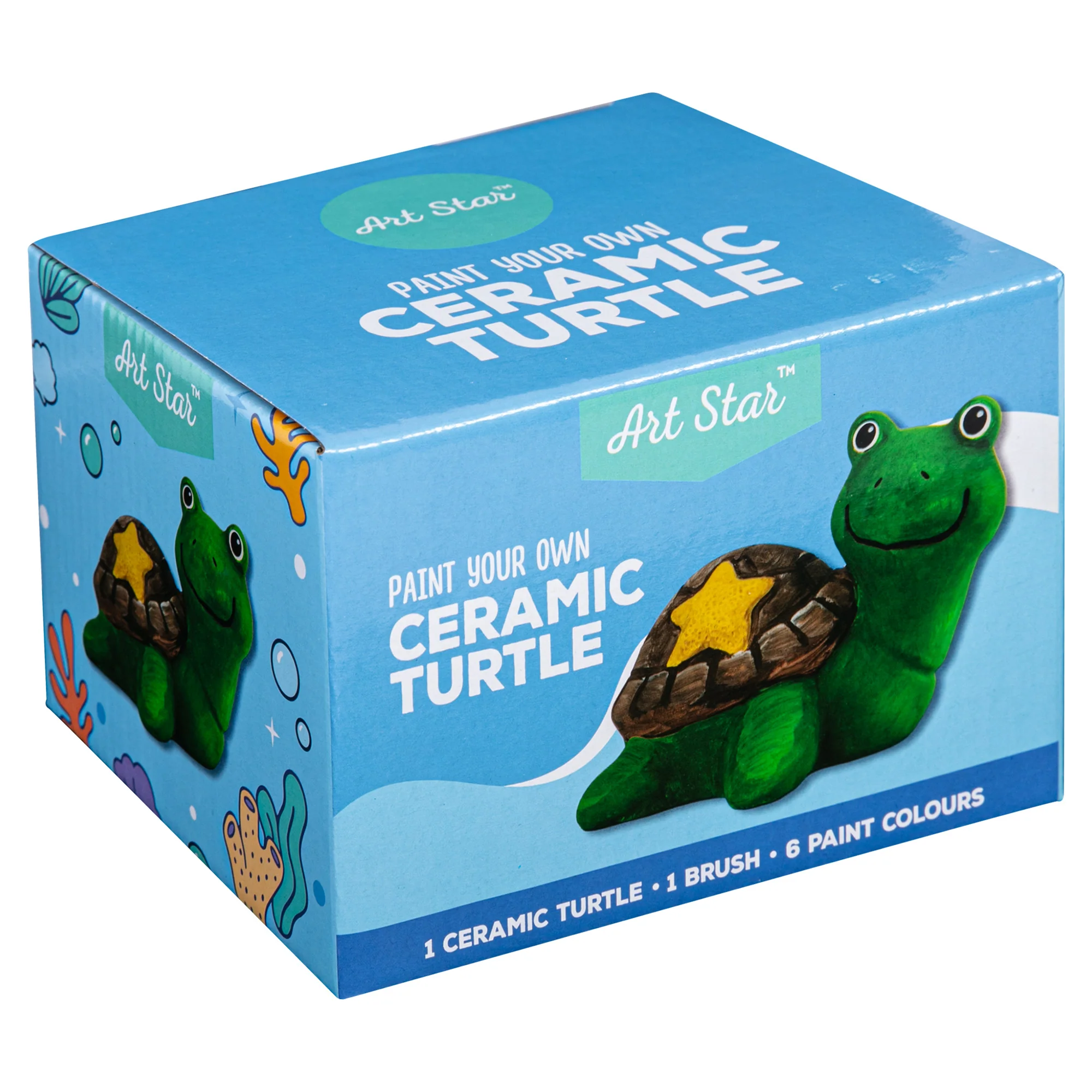Art Star Paint Your Own Ceramic Turtle - Image 4