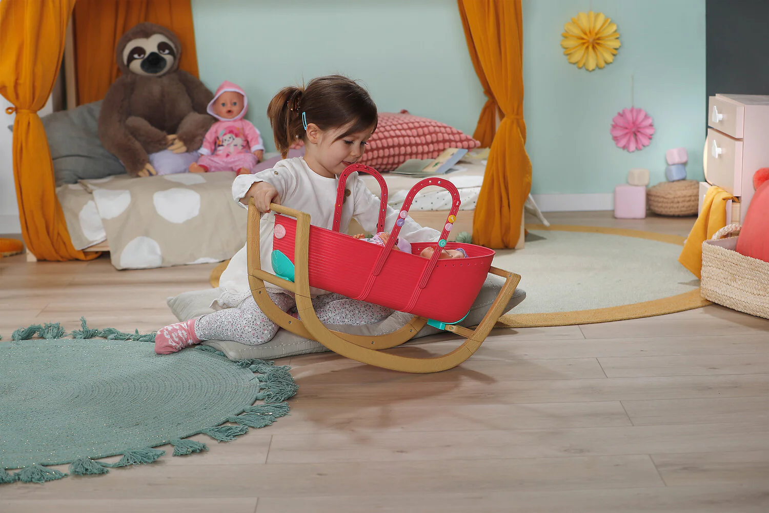 BABY born 3 in 1 Bassinet Pinplay - Image 4