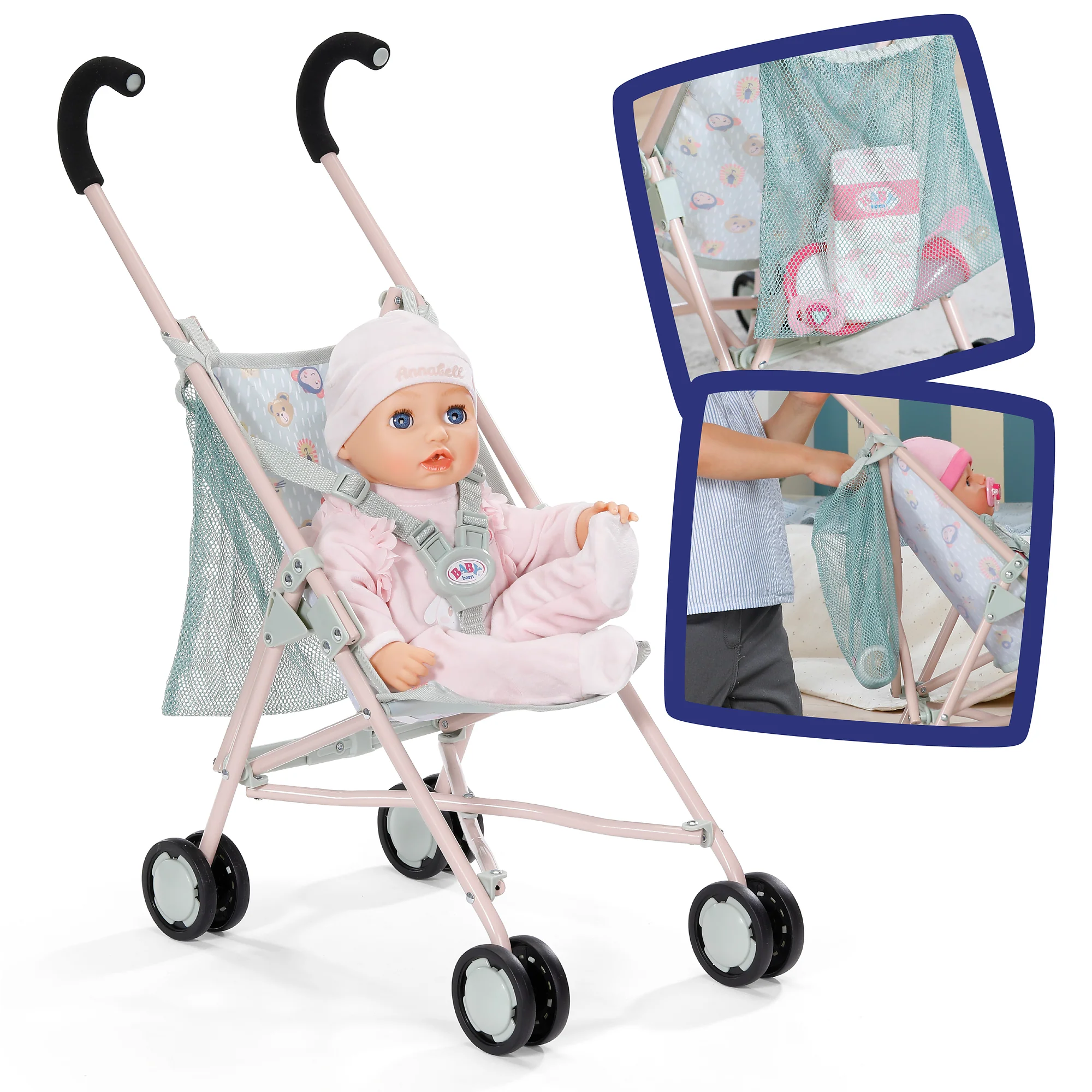 BABY born Stroller with Bag Jungle - Image 2