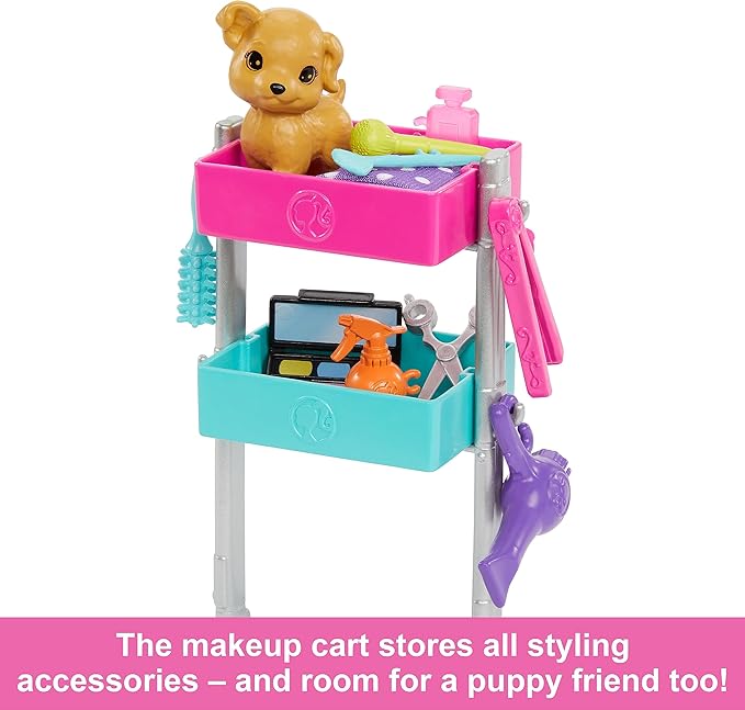 Barbie Malibu Stylist Doll & 14 Accessories Playset - Image 4