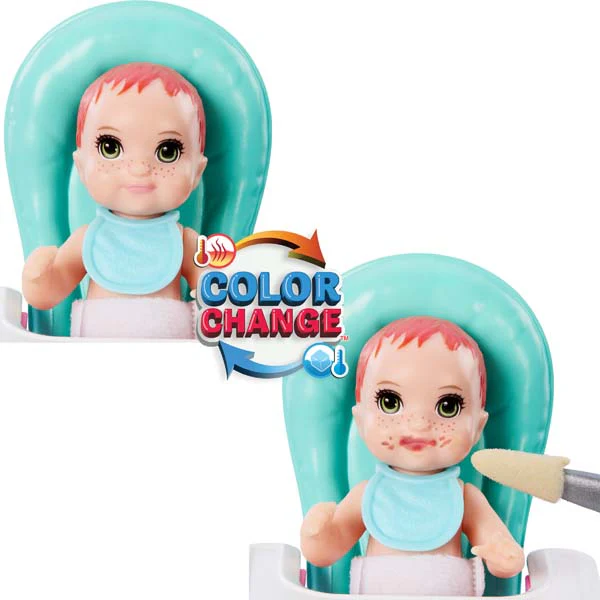 Barbie Skipper Babysitter Playset Friend Flower Dress - Image 2