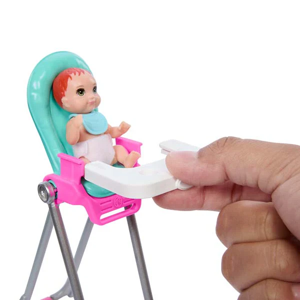 Barbie Skipper Babysitter Playset Friend Flower Dress - Image 5