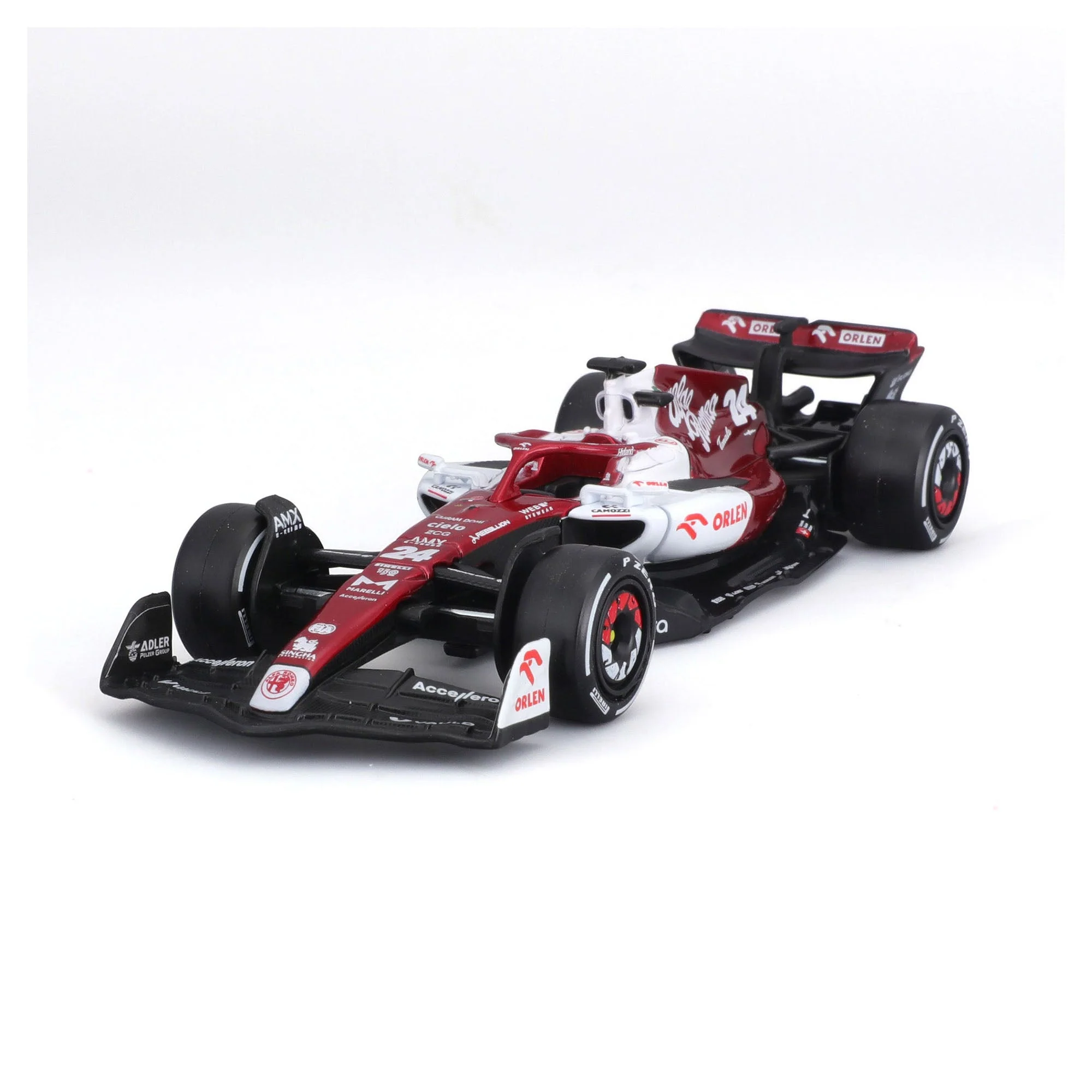 Bburago 1:43 2022 F-1 Alfa Romeo C42 #24 Zhou - Image 10