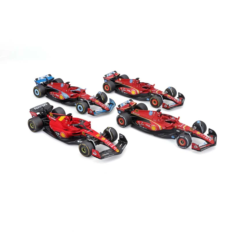Bburago 1:43 4pc Ferrari Gift Pack #16 Leclerc - Image 5