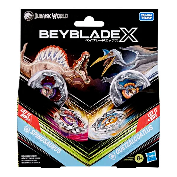 BeyBlade Jurassic Spinosaurus vs. Quetzalcoatlus