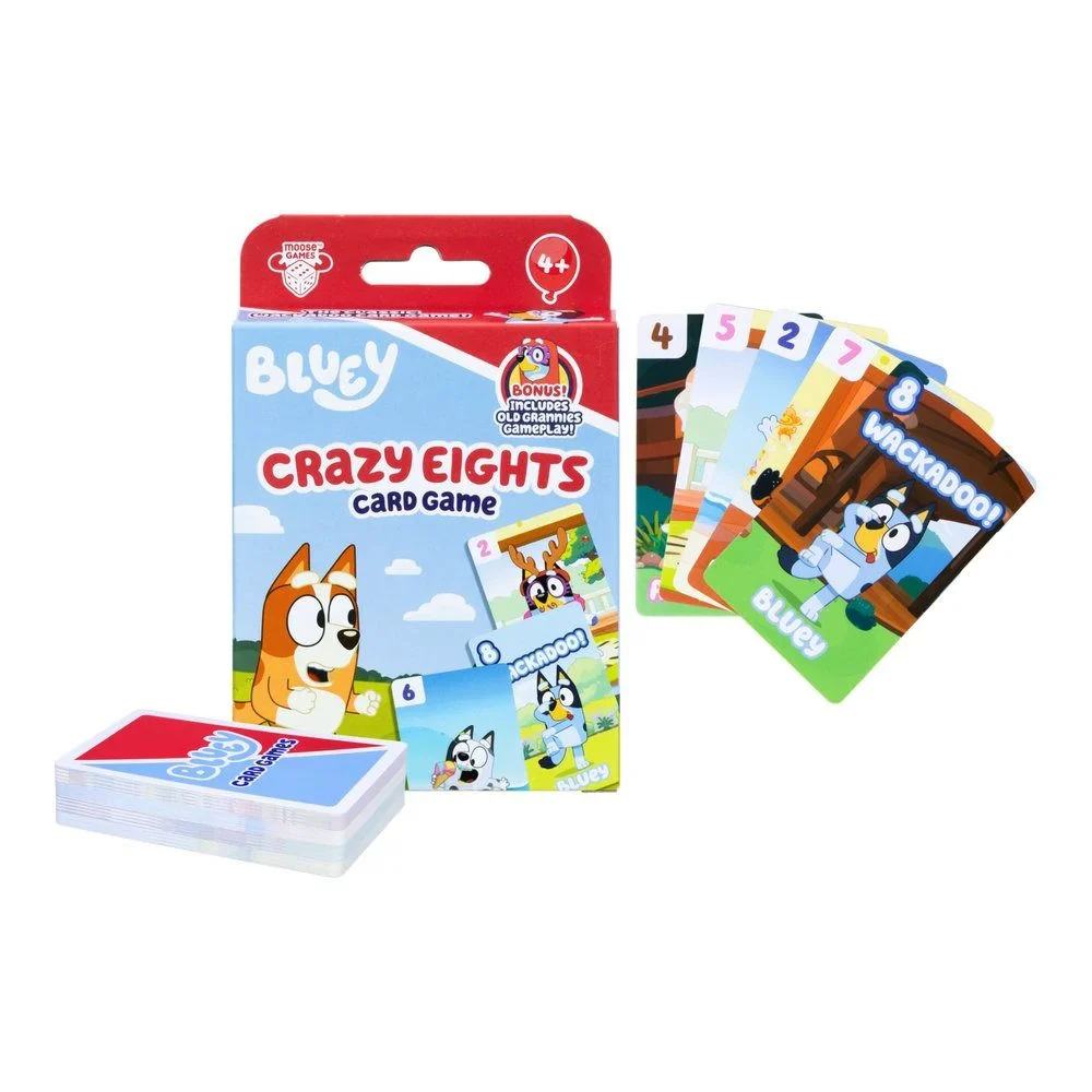 Bluey Card Game Crazy Eights Card Game - Image 2
