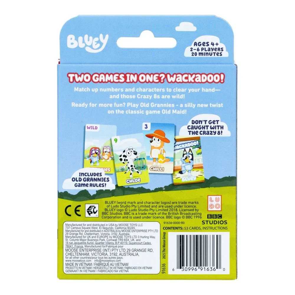 Bluey Card Game Crazy Eights Card Game - Image 5