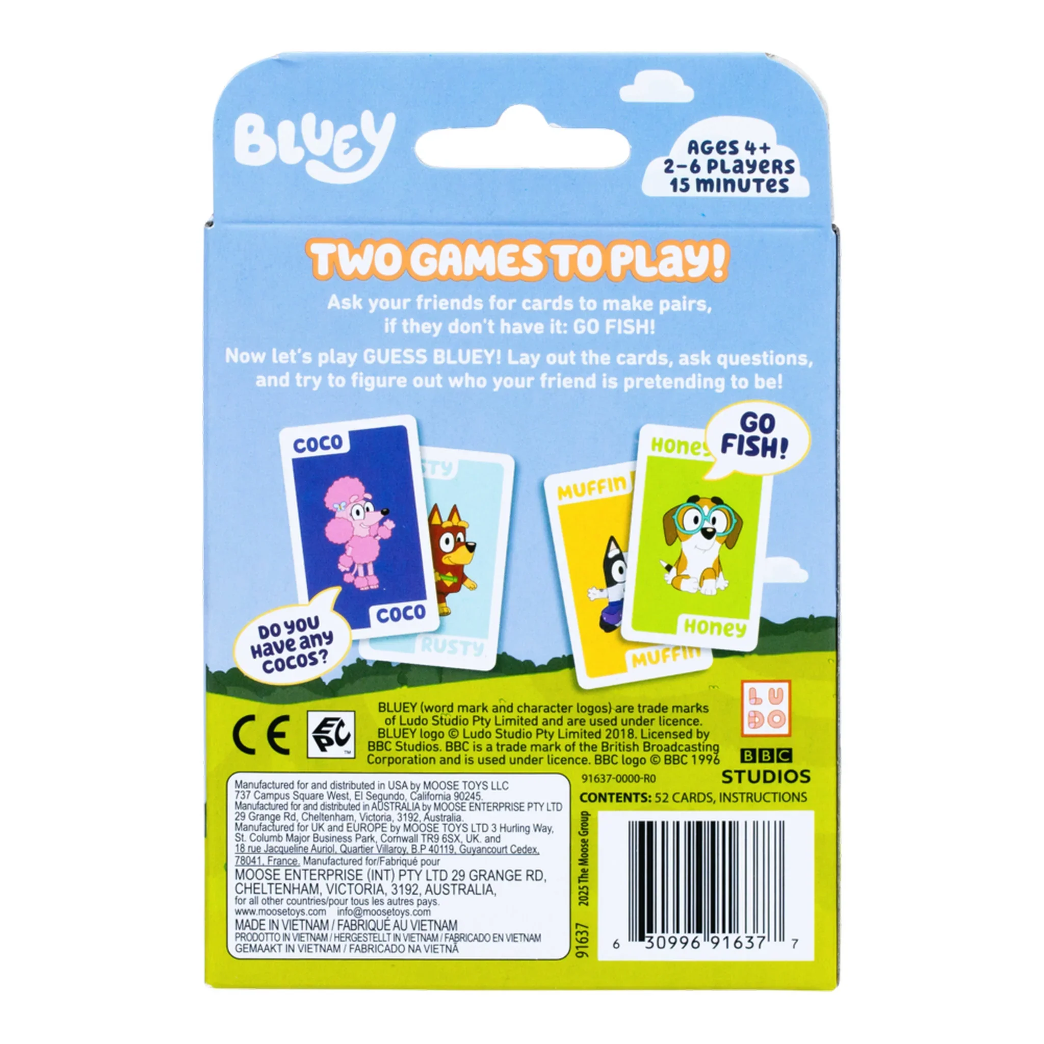 Bluey Card Game Go Fish Card Game - Image 3