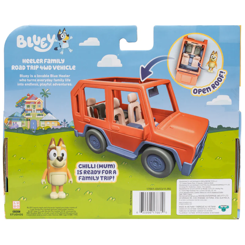 Bluey Heeler Family Road Trip 4WD Vehicle - Image 4