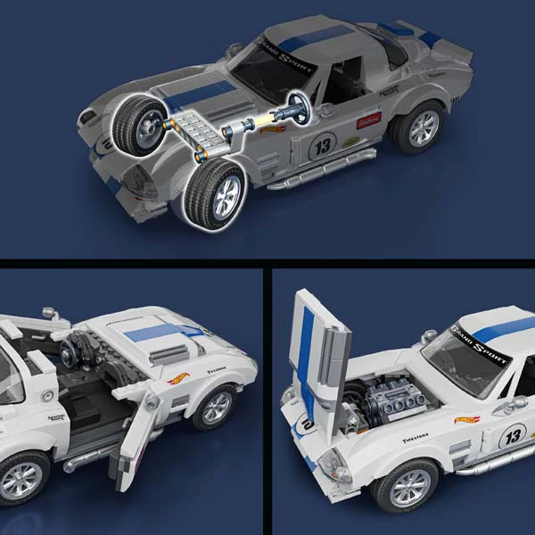 Brick Shop Hot Wheels Corvette Grand Sport - Image 3