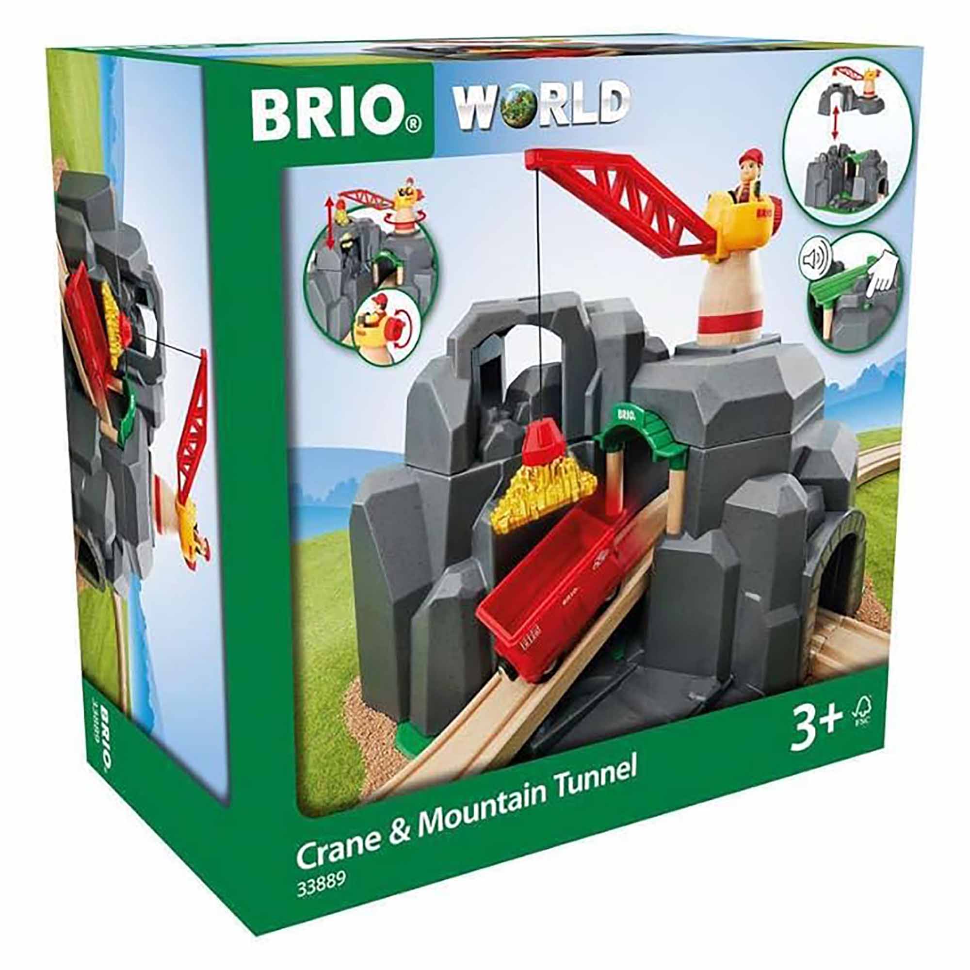 BRIO 33889 Railway Crane and Mountain Tunnel - Image 2