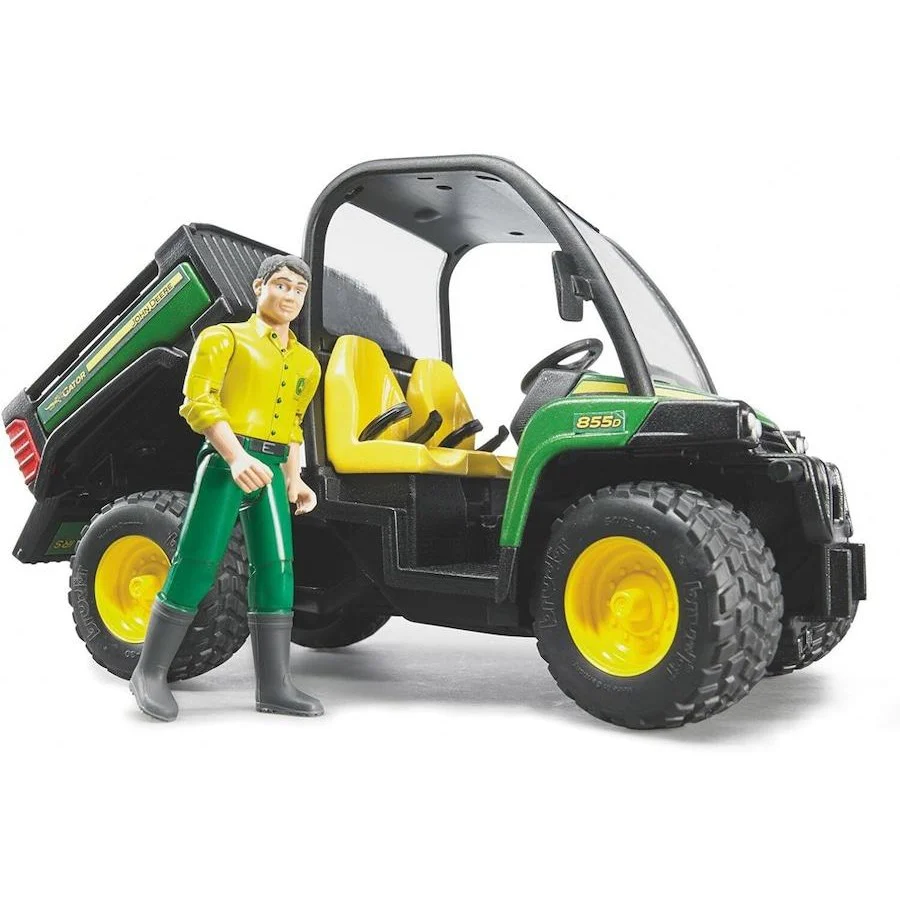 Bruder John Deere Gator XUV 855D with Driver - Image 2