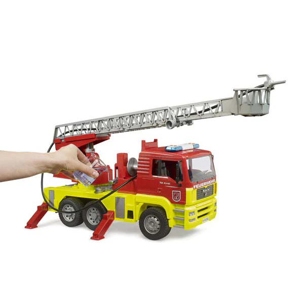 Bruder MAN TGA Fire Engine With Sound & Red Helmet Limited Edition - Image 8