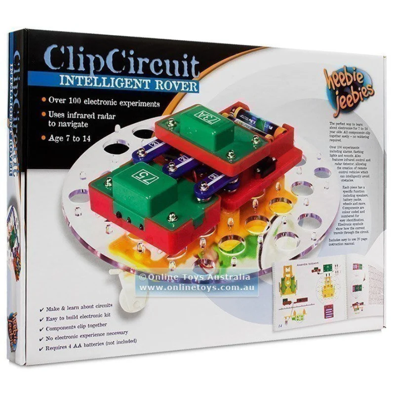 Clip Circuit Intelligent Rover Programmable Electronic Vehicle Kit