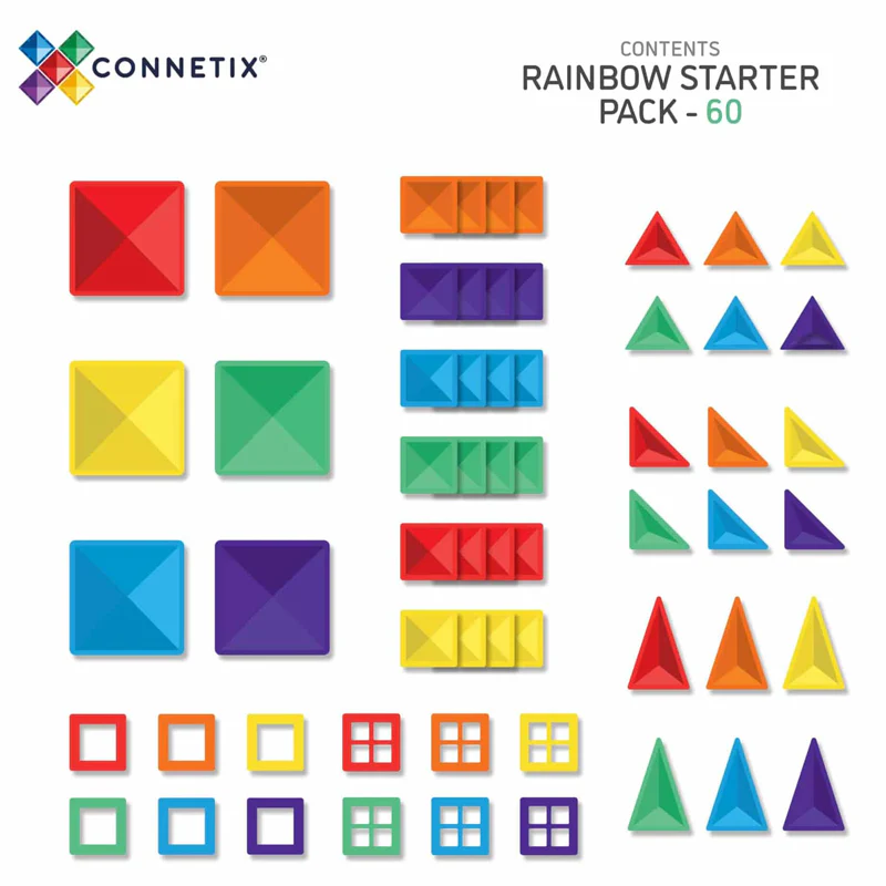 Connetix Rainbow Starter Pack 60 pc - Image 8