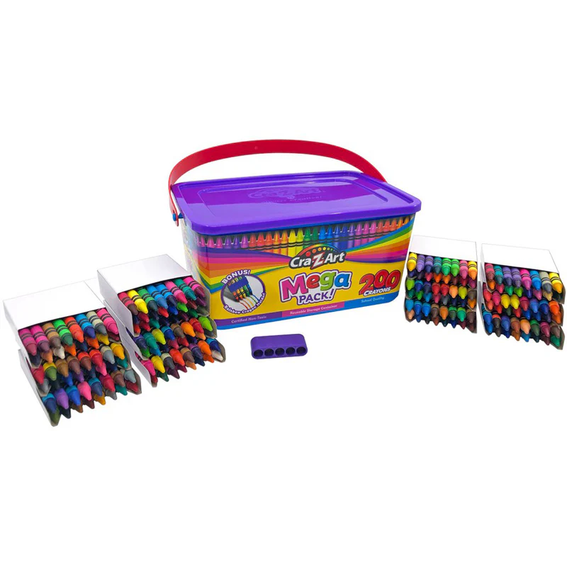 CRA-Z-ART 200 pce Mega Pack Crayons - Image 2
