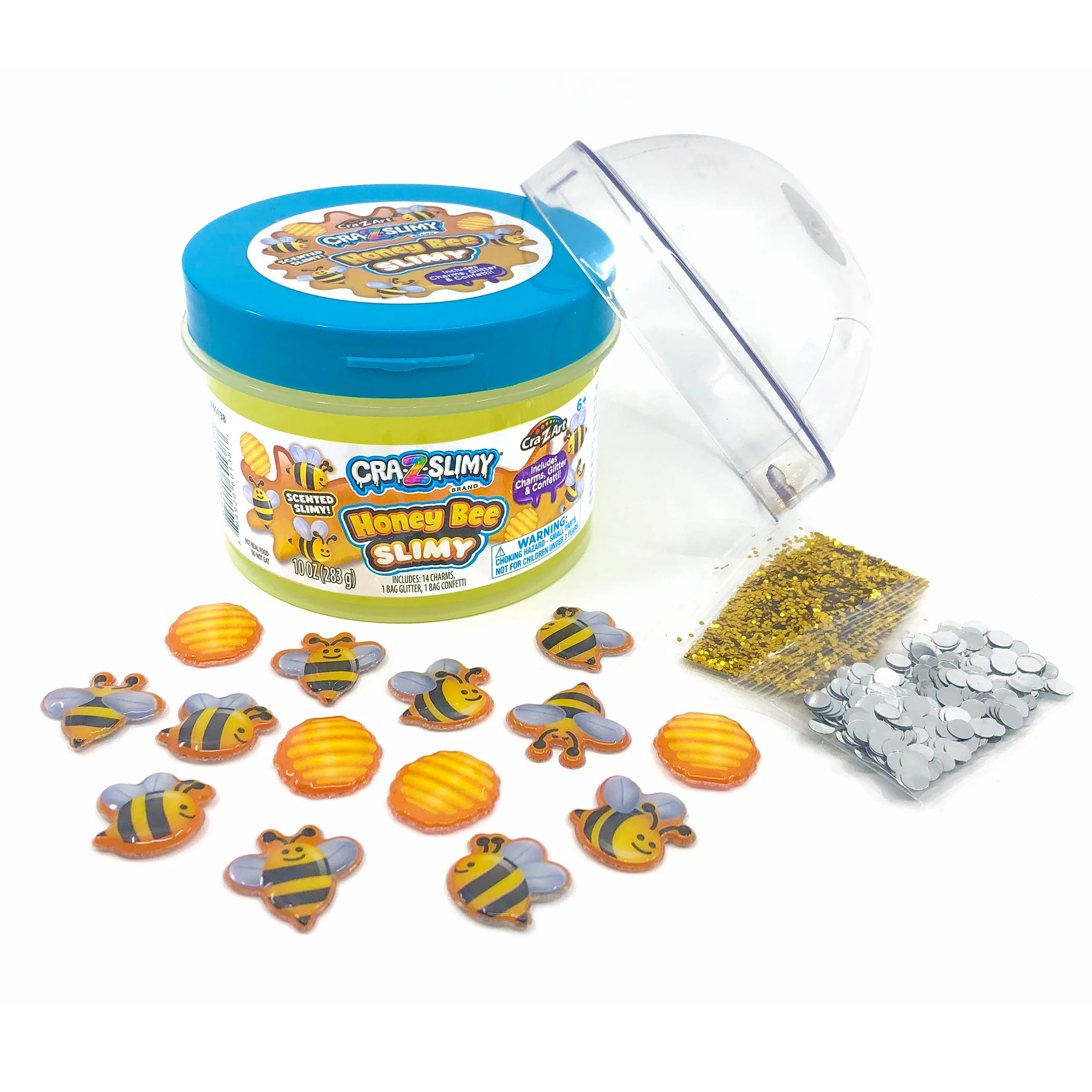 CRA-Z-ART Fun Dome Topper Jars Honey Bee Slimy - Image 2