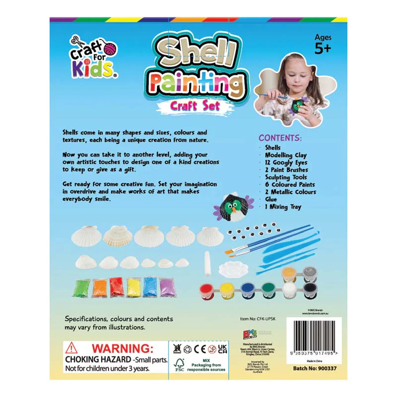Craft For Kids Ultimate Shell Painting Kit - Image 2