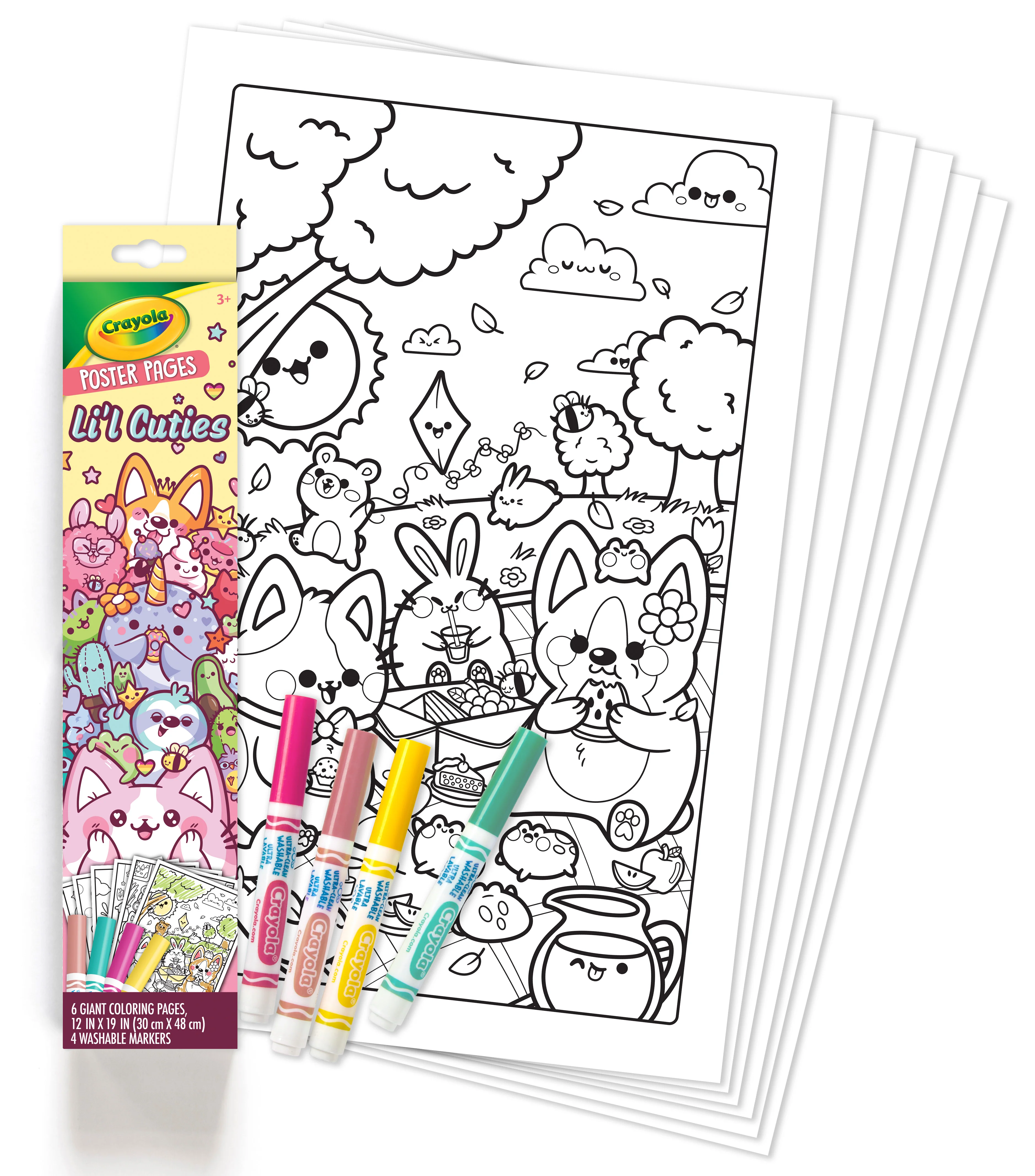 Crayola Poster Pages - Li'l Cuties - Image 3