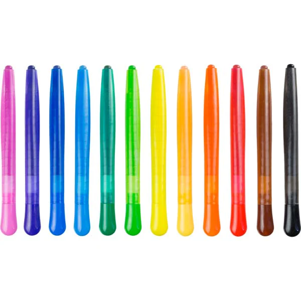 Faber-Castell Junior Triangular Twist Wax Crayons Pack of 12 - Image 4