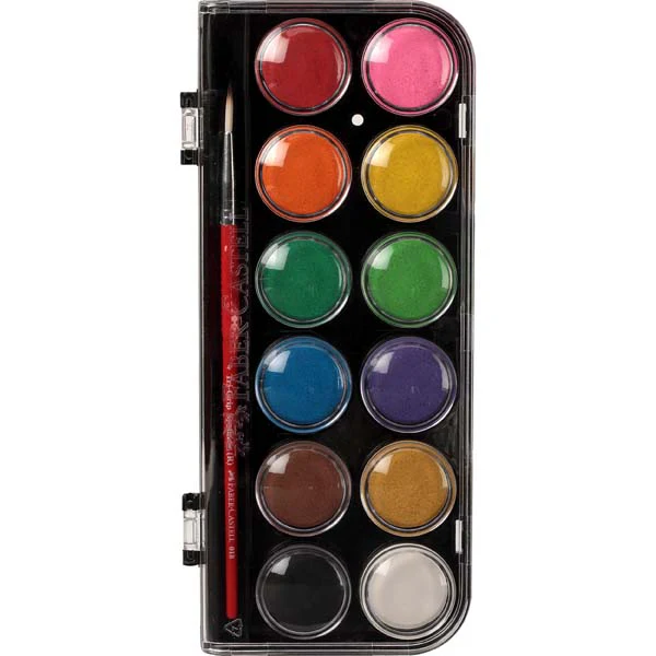 Faber-Castell Watercolour Cakes Set of 12 - Image 3