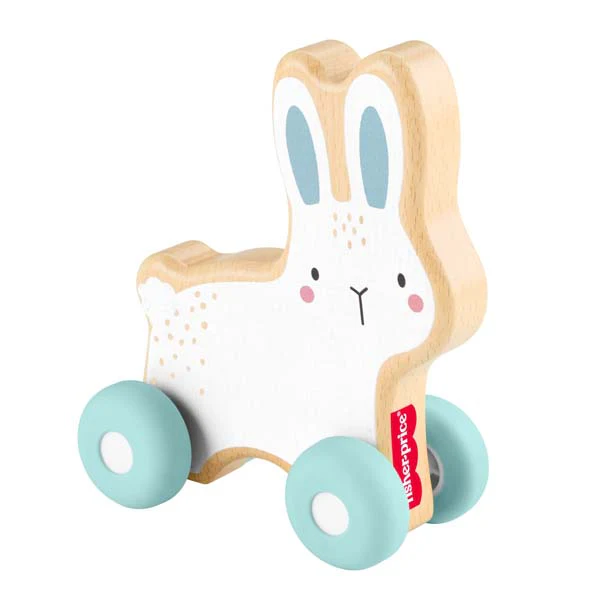 Fisher-Price Wooden Push-Along Bunny - Image 2