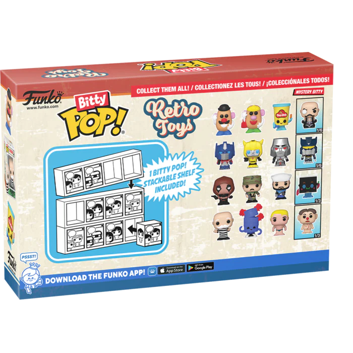 Funko Retro Mr. Potato Head Bitty Pop! 4PK - Image 2