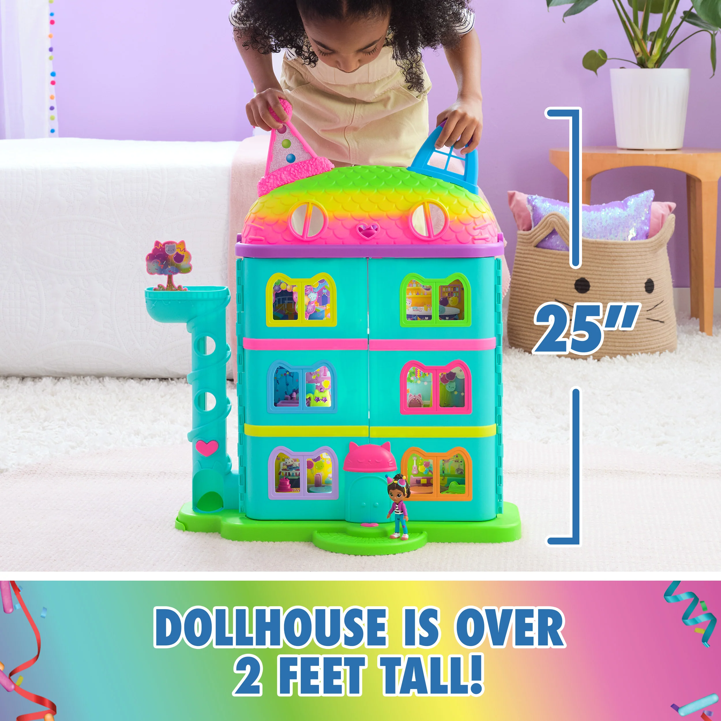 Gabby's Dollhouse 15pc Celebration Dollhouse - Image 9