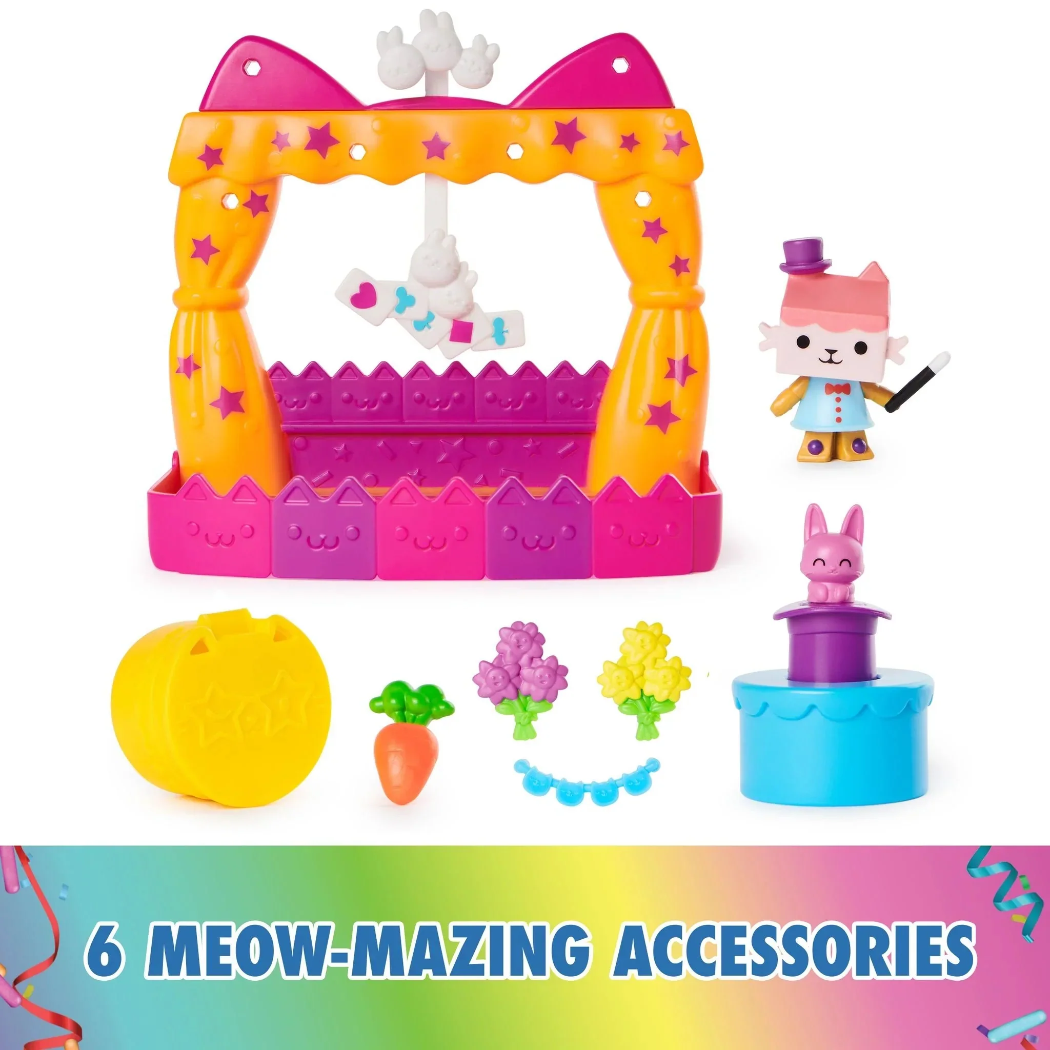 Gabby's Dollhouse Baby Box Cat Talent Show Balcony Set - Image 4