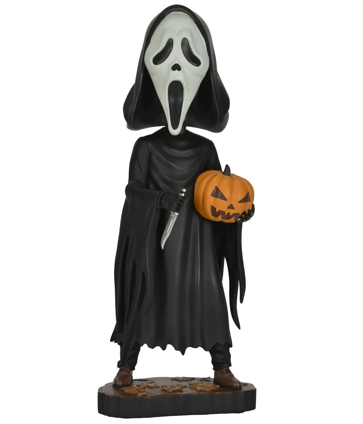 Ghost Face With Pumpkin Head Knocker - Image 2