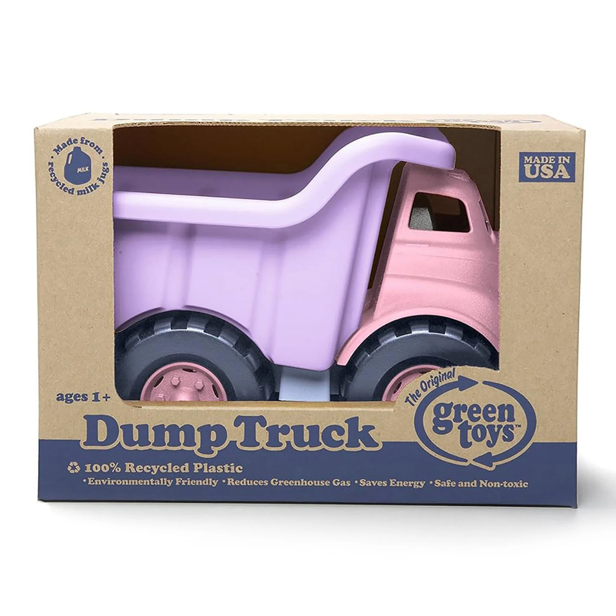 Green Toys Dump Truck Pink - Image 2