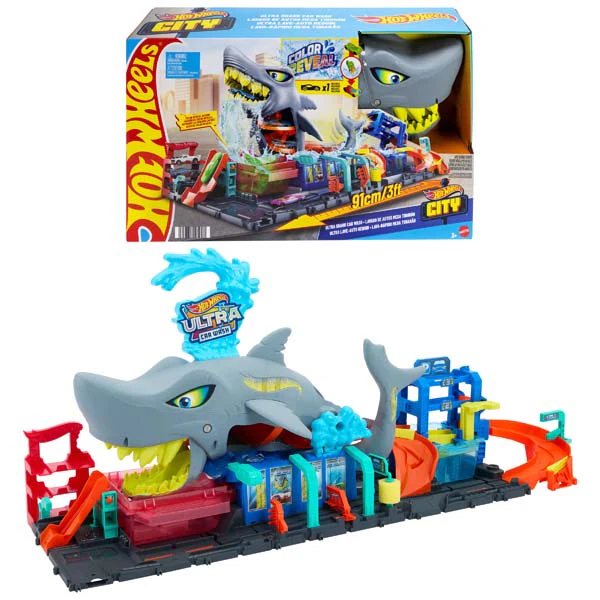Hot Wheels City Ultra Shark Car Wash - Image 3