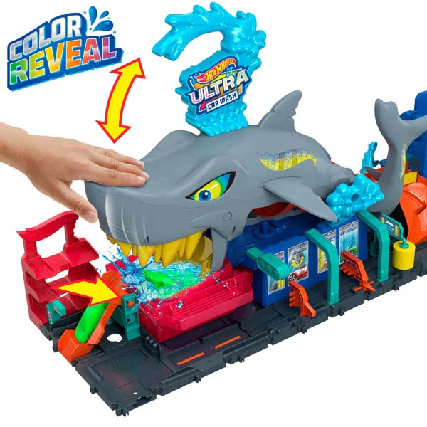 Hot Wheels City Ultra Shark Car Wash - Image 4