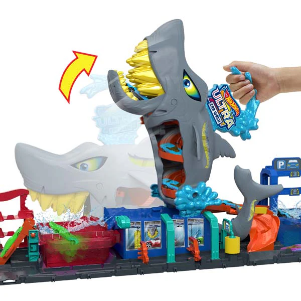 Hot Wheels City Ultra Shark Car Wash - Image 5