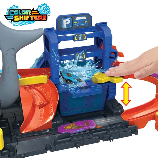 Hot Wheels City Ultra Shark Car Wash - Image 6