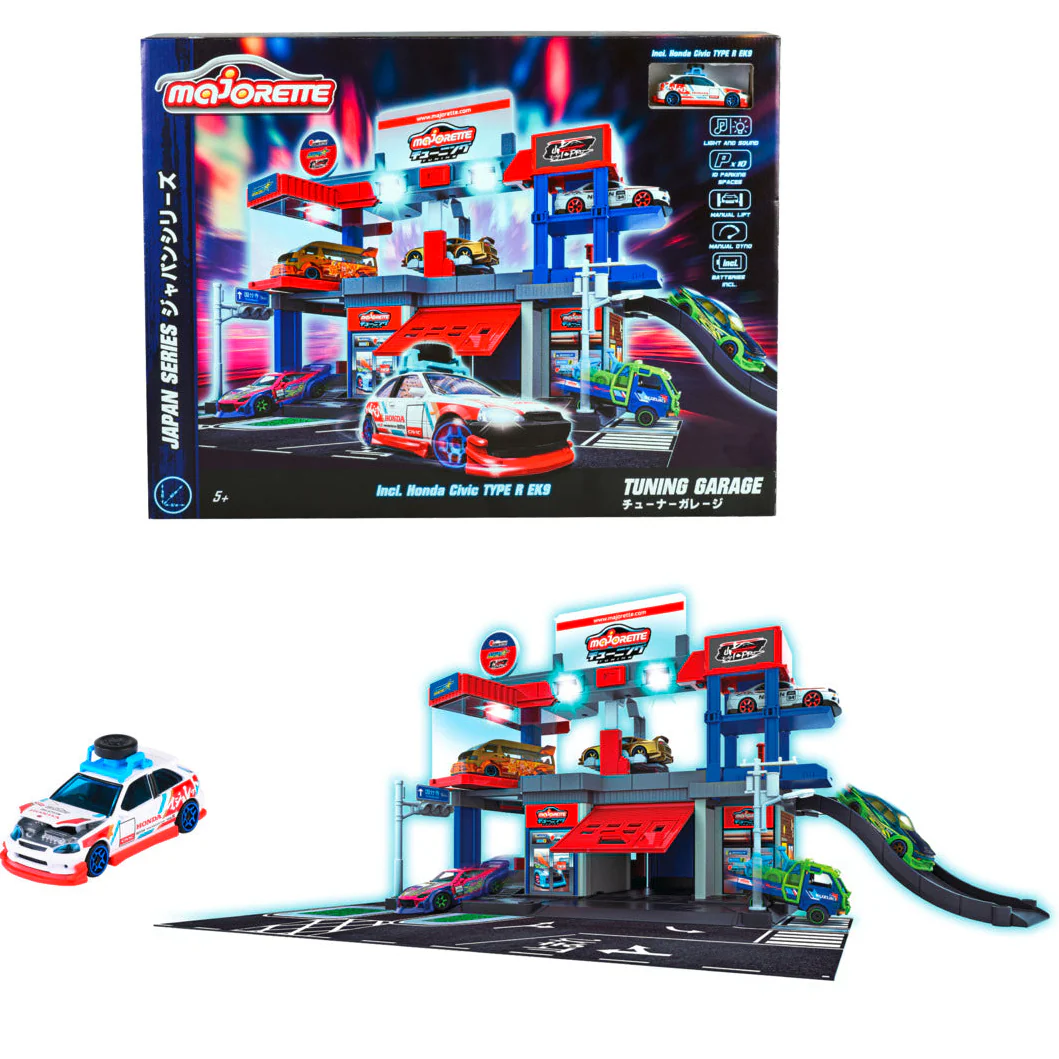 Majorette Japan Series Tuning Garage Set - Image 2