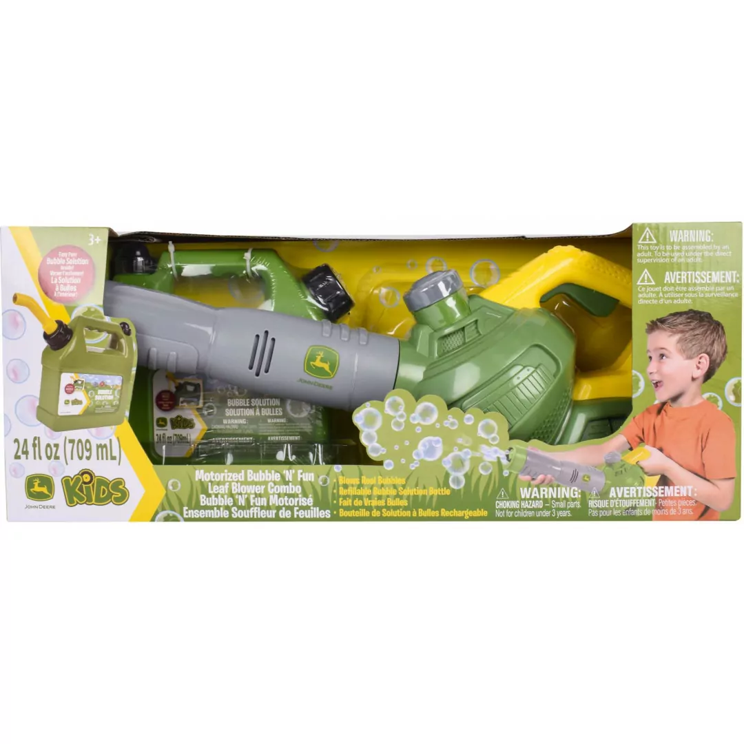 John Deere Kids Motorized Bubble N Fun Leaf Blower - Image 2