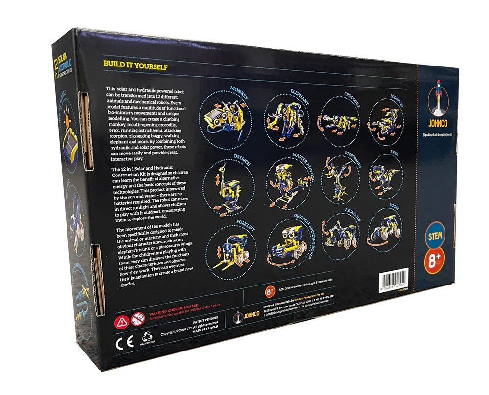 Johnco 12 in 1 Solar and Hydraulic Construction Kit - Image 2