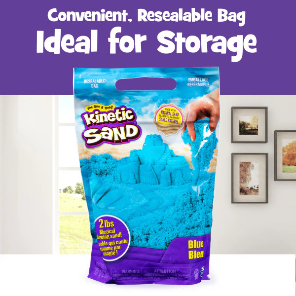 Kinetic Sand 900g Colour Bag Blue - Image 4