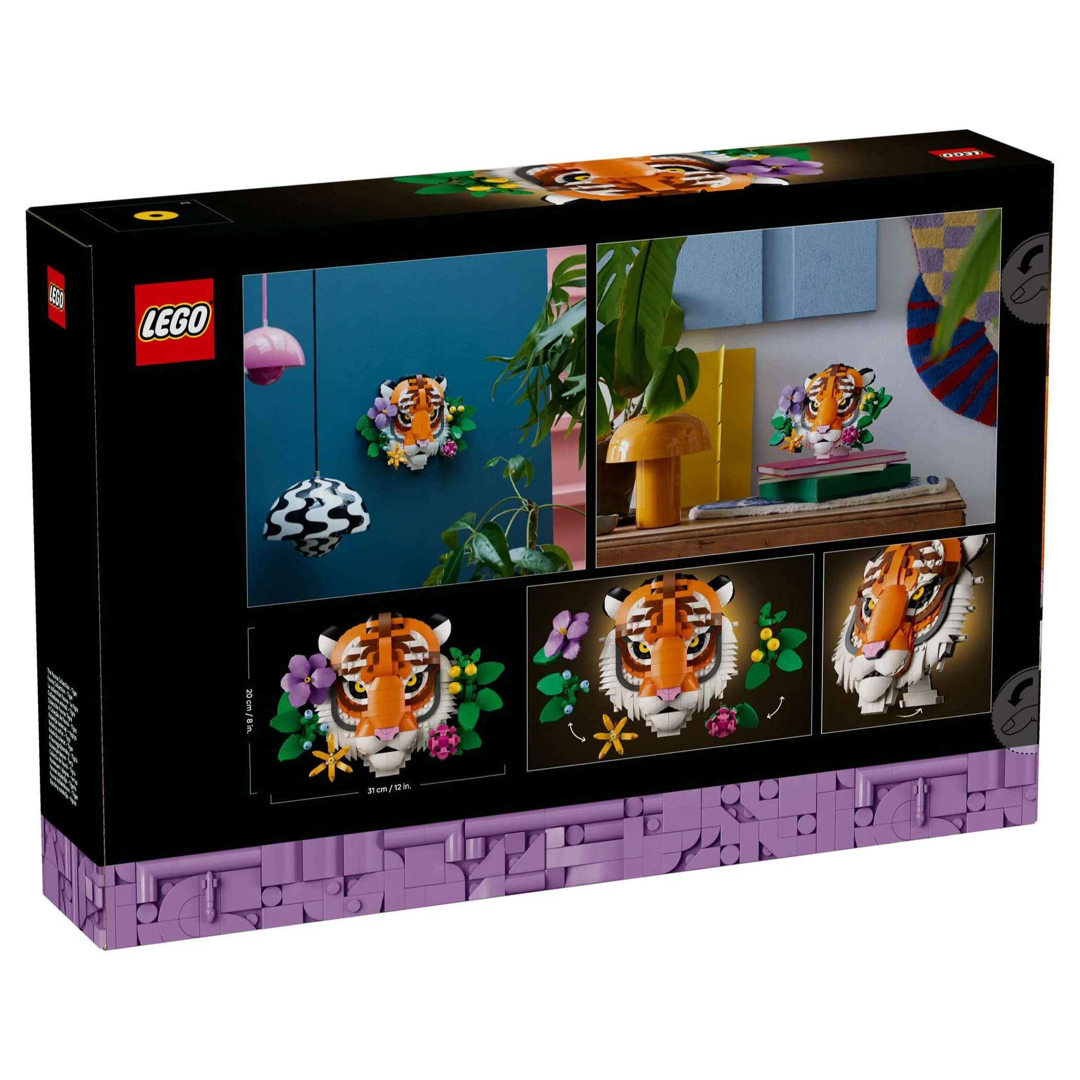 LEGO Art The Fauna Collection - Tiger 31217 - Image 7