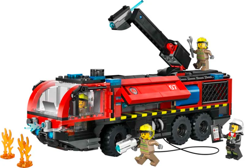 LEGO City Airport Fire Truck 60499 - Image 5