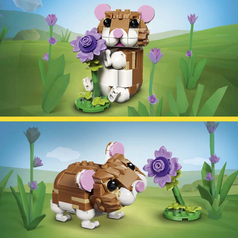 LEGO Creator Cute Hamster with a Flower 31376 - Image 2