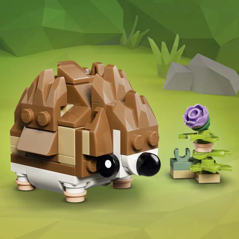 LEGO Creator Cute Hamster with a Flower 31376 - Image 3