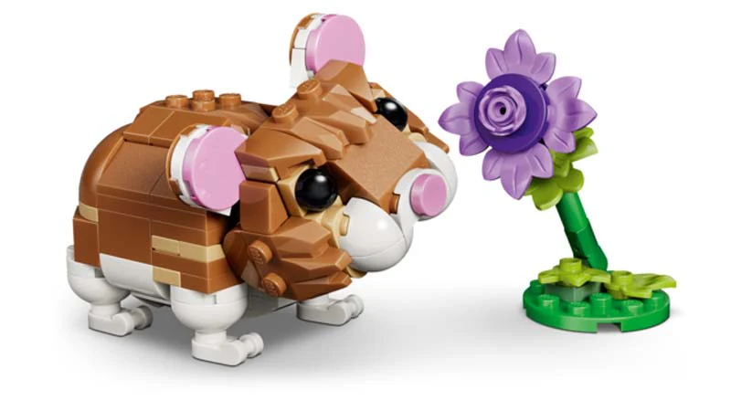 LEGO Creator Cute Hamster with a Flower 31376 - Image 5
