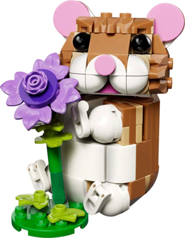 LEGO Creator Cute Hamster with a Flower 31376 - Image 6