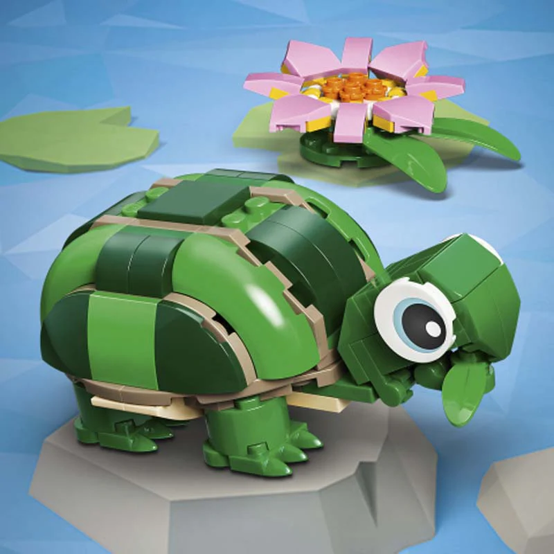LEGO Creator Turtle with a Water Lily Flower 31377 - Image 4